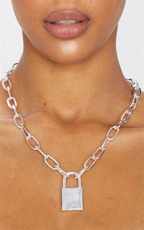 padlock necklace designer